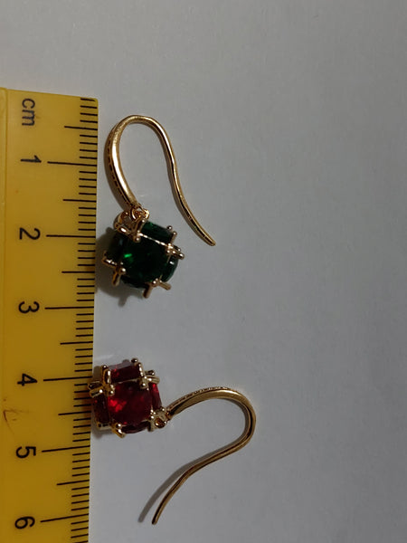 Spherical/reticulate earring, Christmas ornament earring, Morning star/Flail earring